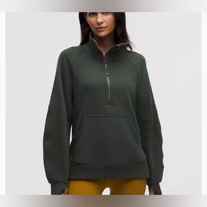 Lululemon Scuba Oversized Funnel-Neck Half Zip Long